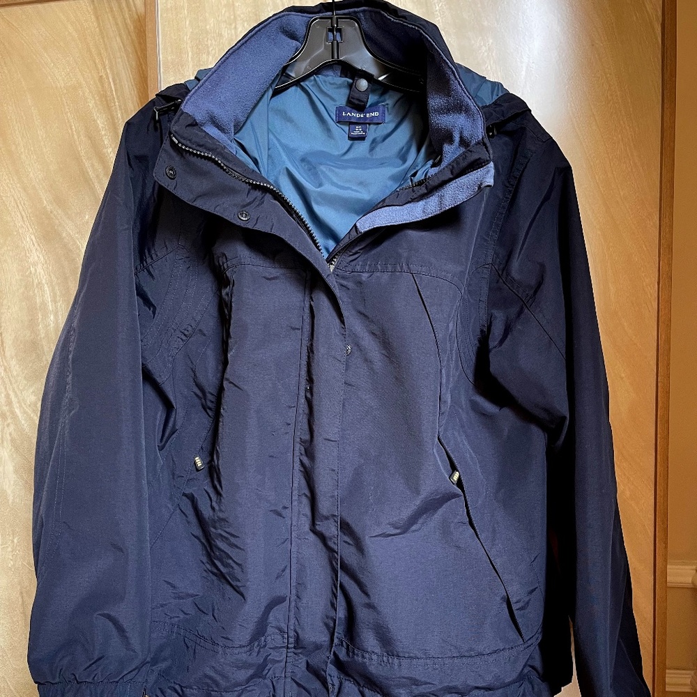 Vintage Lands End Jacket with zip out fleece jacket (2008)